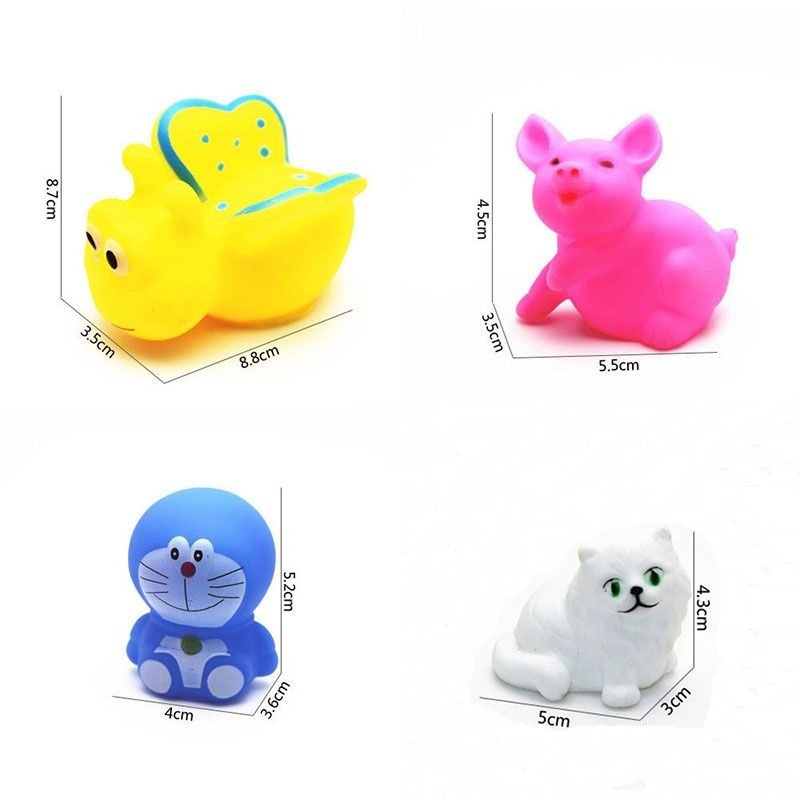 Set 13 đồ chơi phòng tắm kiểu động vật đáng yêu dành cho bé