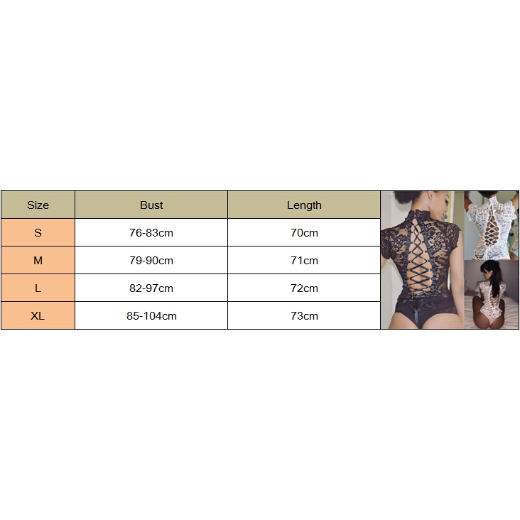 Jumpsuit Phối Ren Thiết Kế Hở Lưng Gợi Cảm Cho Nữ