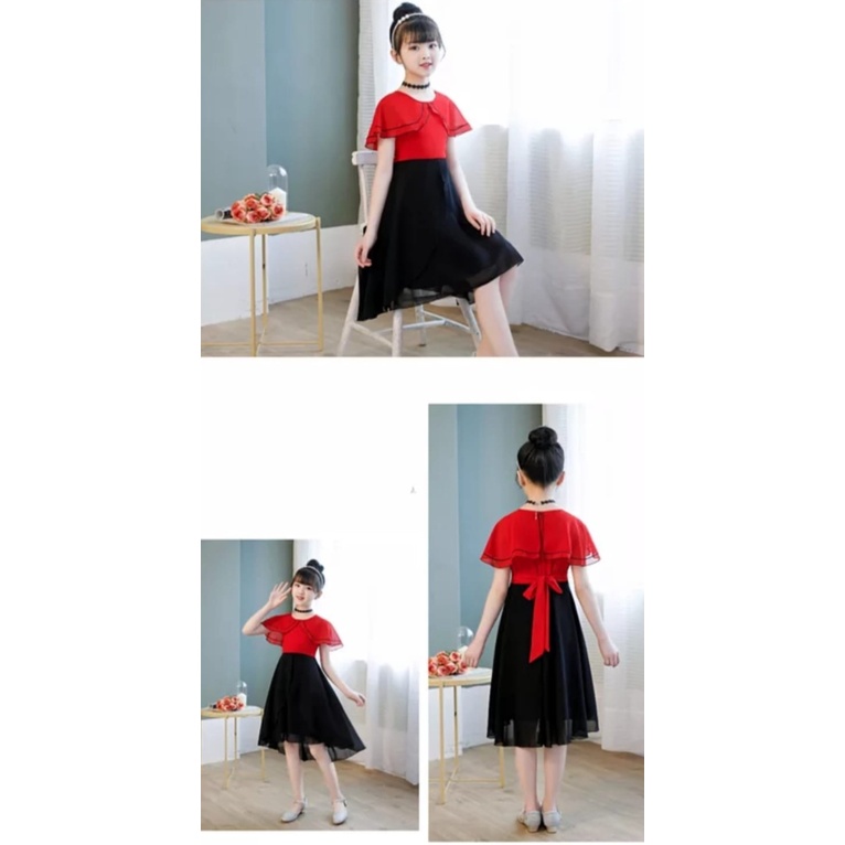 Đầm dự tiệc cho bé SMS 615 / 7 8 9 10 tuổi