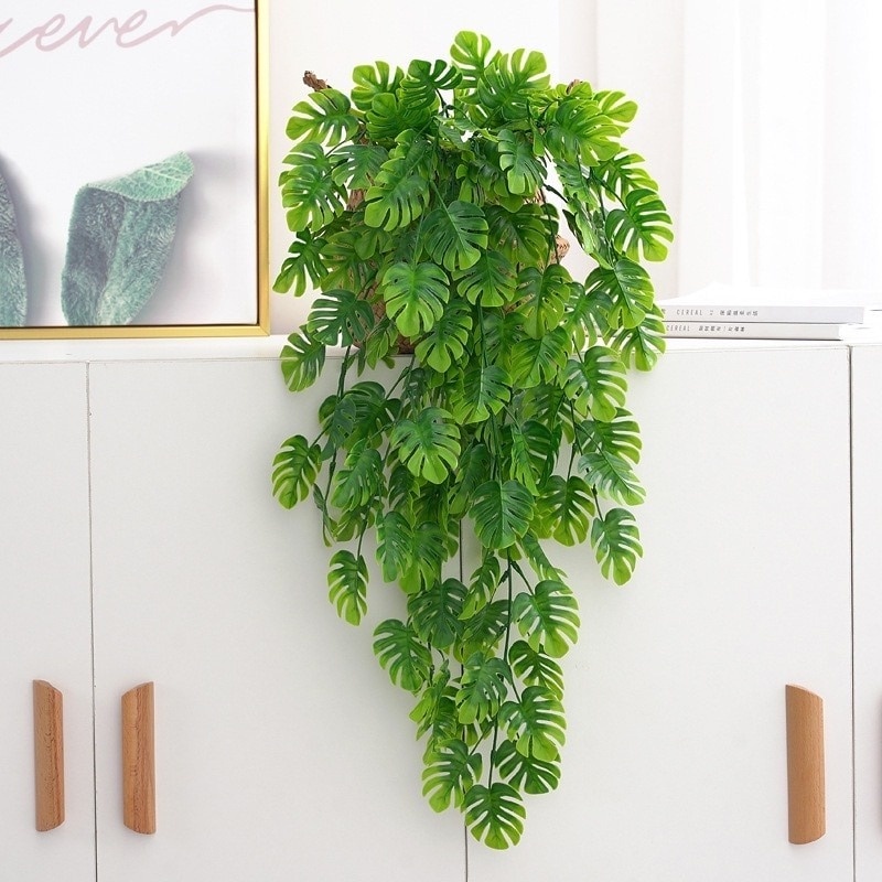 Dây Lá Giả Bằng Nhựa 76cm Dùng Trang Trí Giáng Sinh