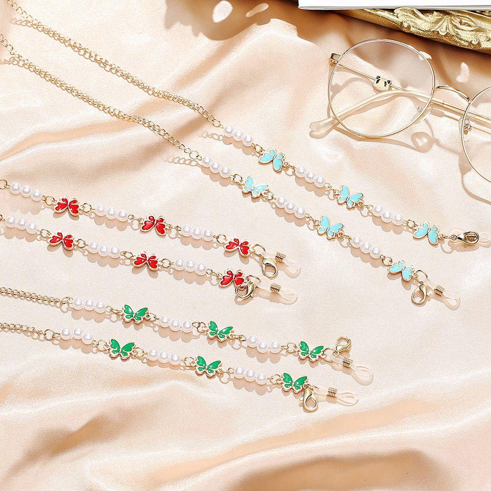 Dây Đeo Mắt Kính Chống Thất Lạc Bằng Kim Loại Cho Nam &amp; Nữ|Vòng cổ Chuỗi Hạt Thời Trang
