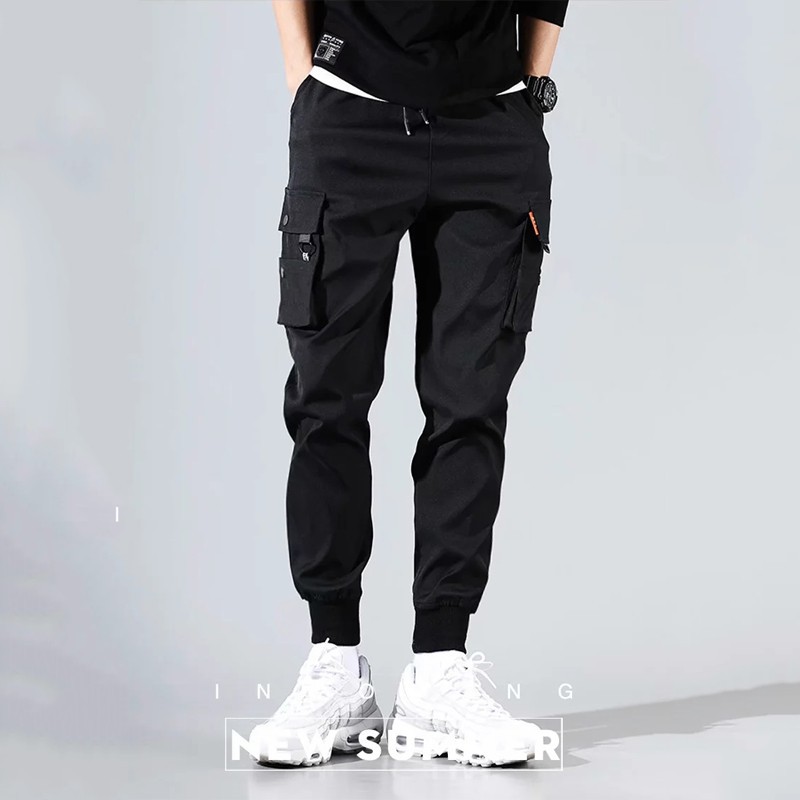 Quần Dài Nhiều Túi Màu Trơn Thời Trang Cá Tính Cho Nam S-3Xl | BigBuy360 - bigbuy360.vn