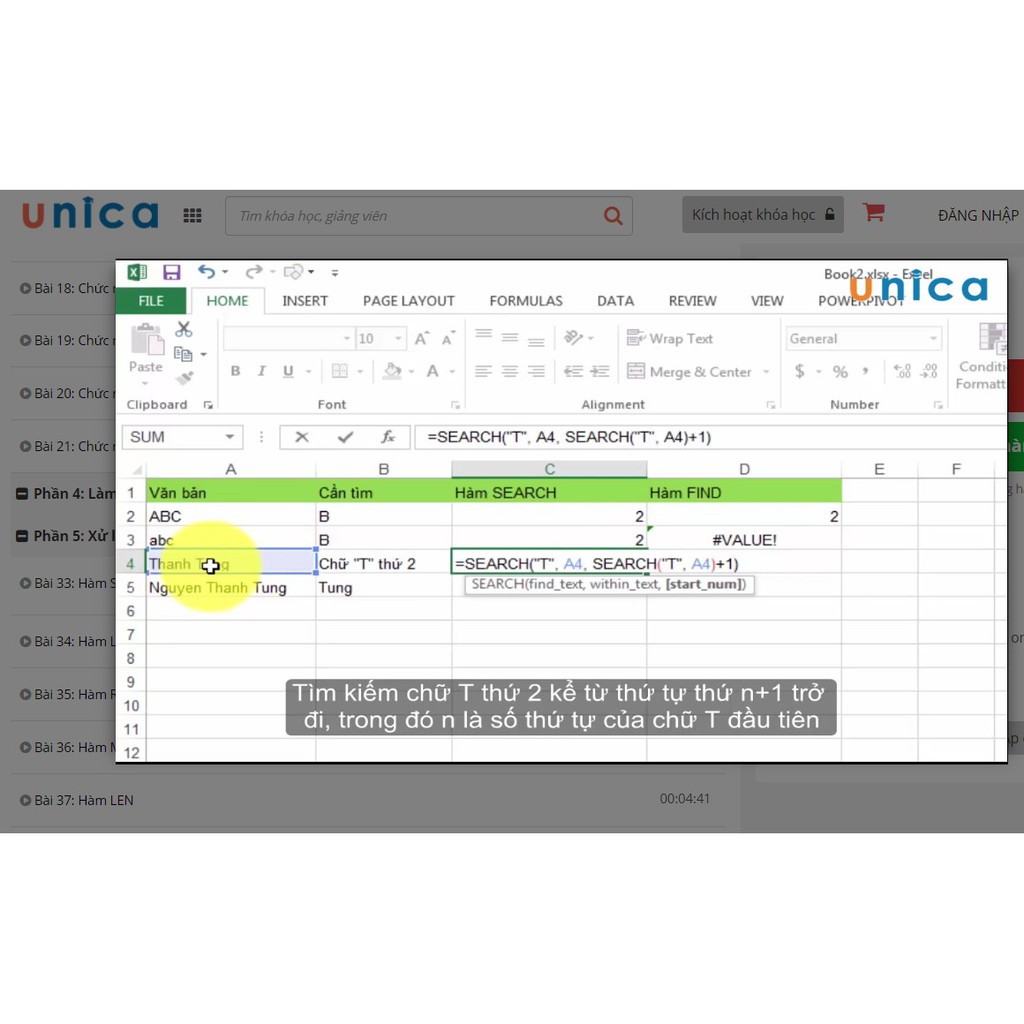 FULL khóa học TIN HỌC VP - Làm chủ Excel trong 6h [UNICA.VN]