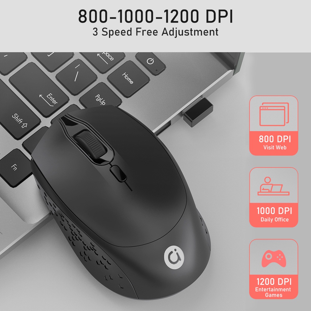 Chuột Không Dây Thông Minh Asus adol MS001 2.4G