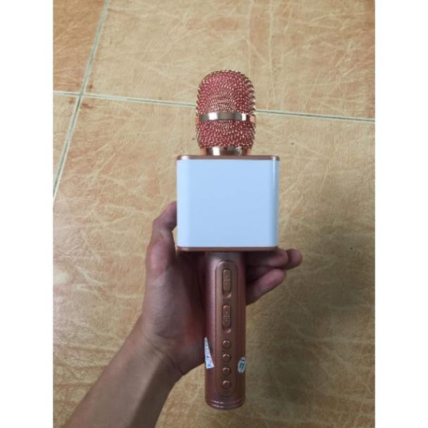 ⚡FREE SHIP⚡ Micro Karaoke Bluetooth không dây SD-08 kèm loa - micro cầm tay hàng loại 1 âm thanh cực chuẩn BH 6 tháng