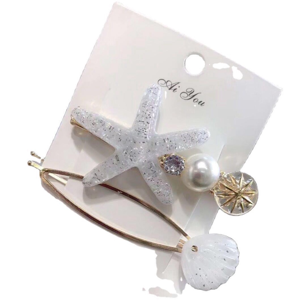 Kẹp tóc hình sao biển thời trang Hàn Quốc dễ thương