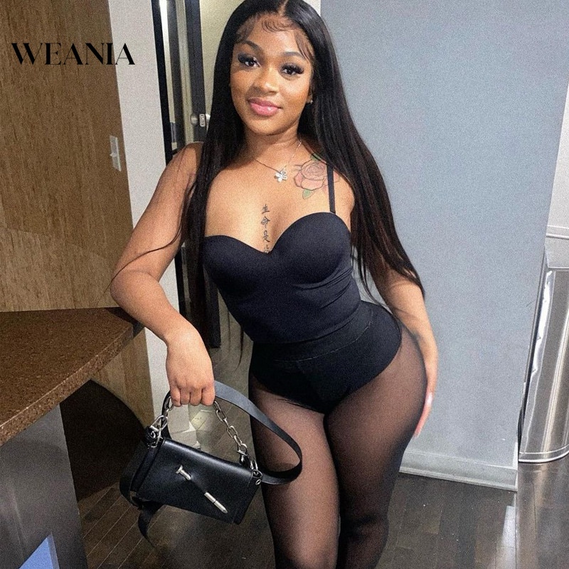 Bộ Bodysuit 2 Mảnh Hở Lưng Gợi Cảm