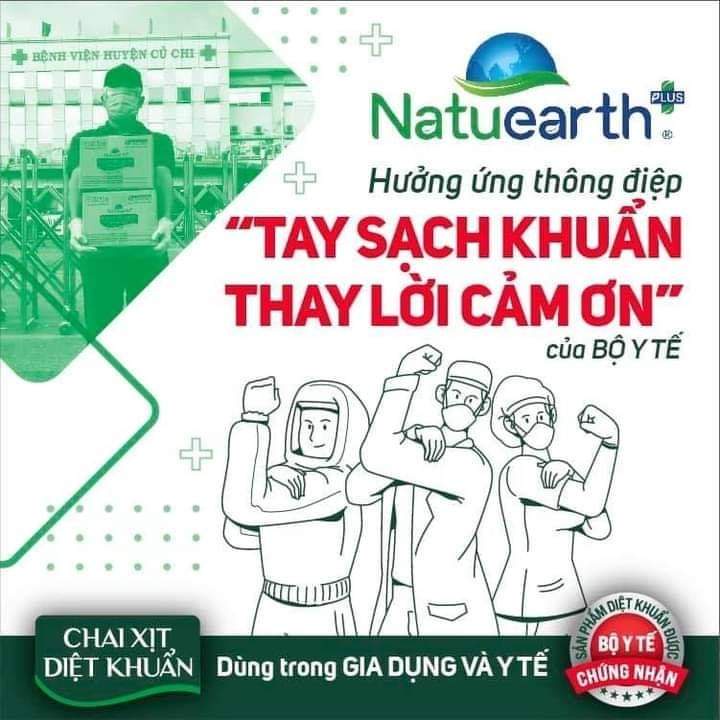 Cồn xịt diệt khuẩn Natuearth 3,8 lít (Siêu Tiết Kiệm) | BigBuy360 - bigbuy360.vn