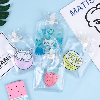 Túi chườm ấm mini in họa tiết hoạt hình đơn giản trong suốt