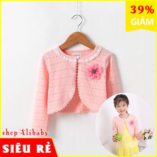 🔥FREESHIP TỐI ĐA 70K🌈Áo khoác nhẹ cho bé gái, áo choàng ngoài váy trẻ em E162