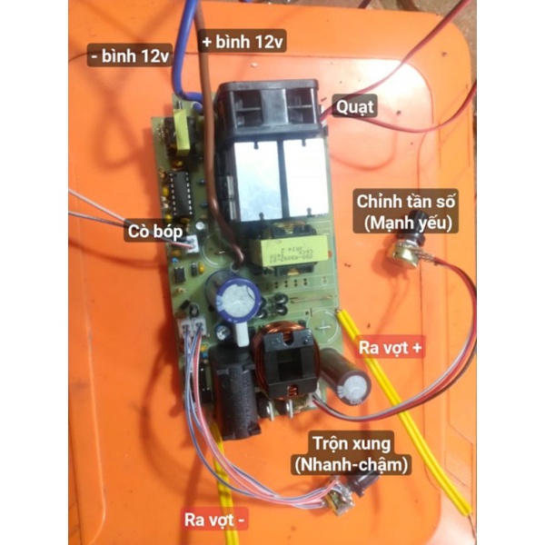 Mạch 6 fet băm db3 trộn 555 biến áp tg500 zin đánh cầu