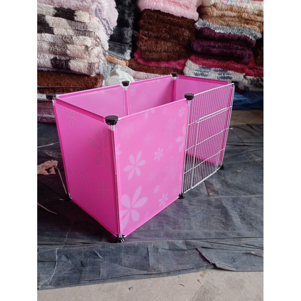 Bộ Chuồng 6 Tấm Ghép Giao Ngẫu Nhiên Màu 35x35cm &amp; 35x45cm