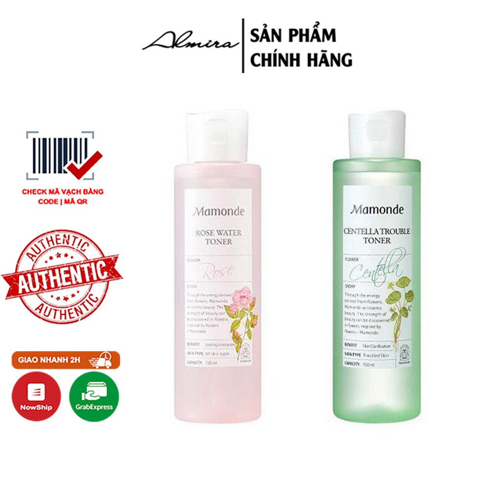 NƯỚC HOA HỒNG Mamonde Rose Water Toner 250ml - Siêu Dưỡng Ẩm