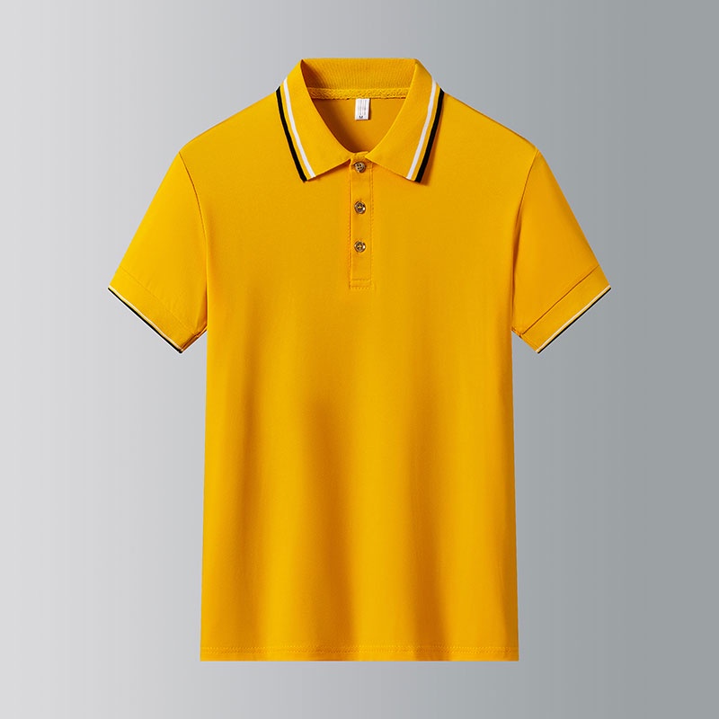 Áo Thun Polo Ngắn Tay Màu Trơn Thời Trang Cho Nam Size M-4XL