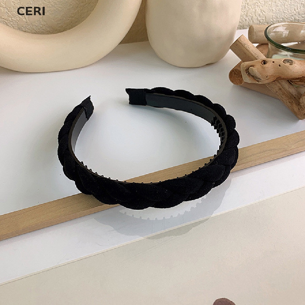 Cài tóc vải bản rộng màu trơn cho nữ/ các cô gái