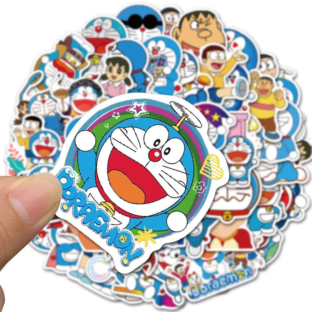 Miếng Dán Trang Trí Hành Lý / Điện Thoại Hình Doraemon Chống Thấm Nước