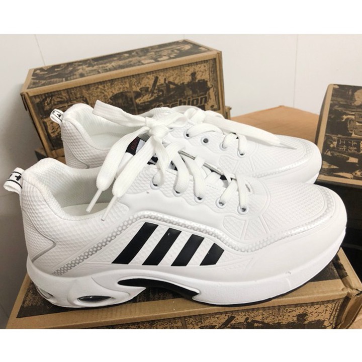 Giày thể thao nam 👟FREESHIP EXTRA 👟giày thể thao trắng xanh không thấm nước