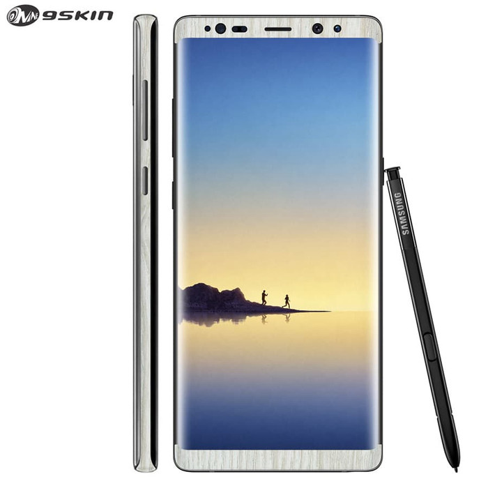 Ốp Điện Thoại Họa Tiết Gỗ Trắng 9skin Cao Cấp Cho Samsung Galaxy Note 9-3m