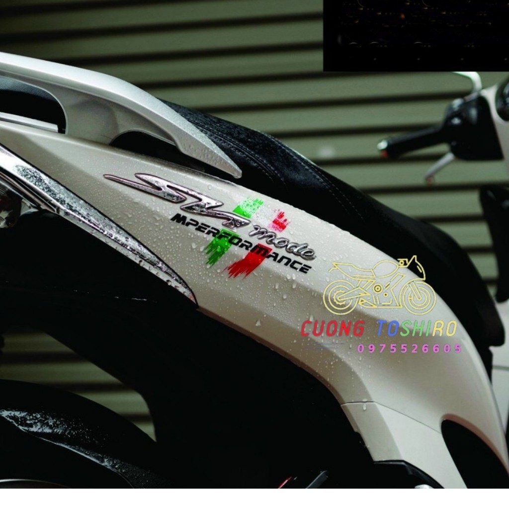 Tem dán xe Mperformance ITALY / AMG / ĐỨC / PHÁP chống nước siêu đẹp
