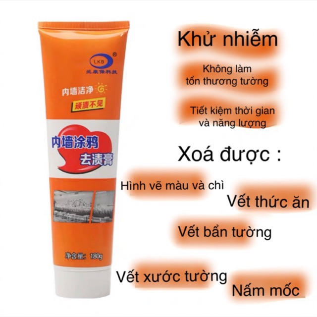 Ken tẩy xoá lau tường đa năng chuyên dụng