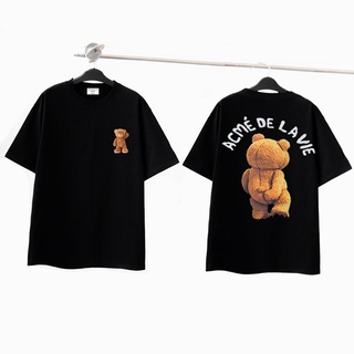 Áo Thun ADLV NEW BEAR TRENDING Tay lỡ Áo Thun Nam Nữ  ADLV Form Rộng (M 9-10)