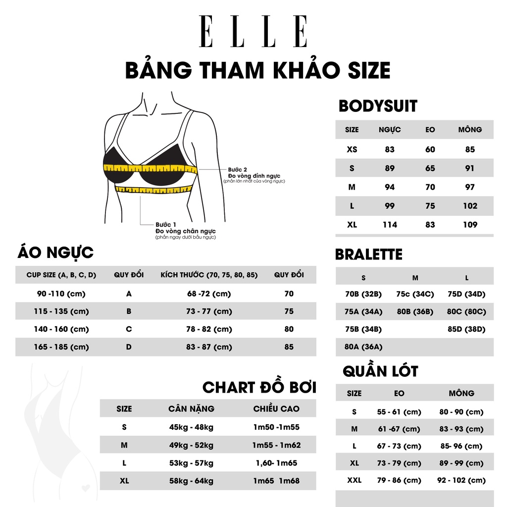 Quần lót nữ không đường may ELLE LUT107