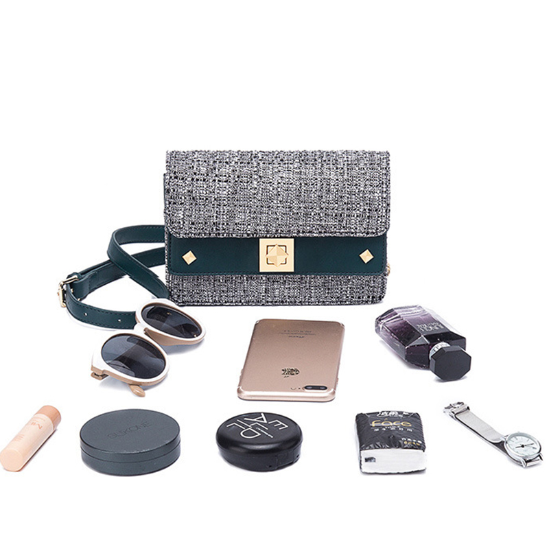 Túi Đeo Chéo Dây Xích Thời Trang Đơn Giản Dễ Phối Đồ Cho Nữ