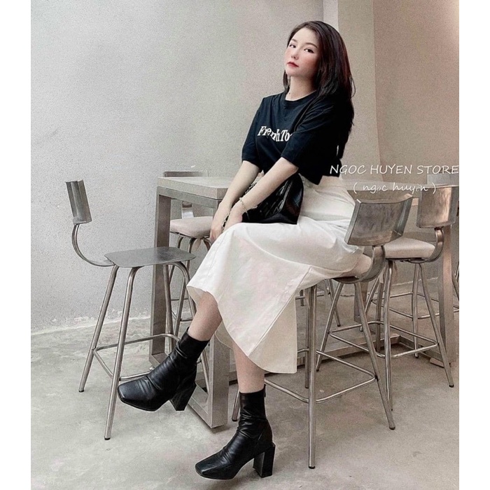 Sét French + chân váy kaki TT | BigBuy360 - bigbuy360.vn