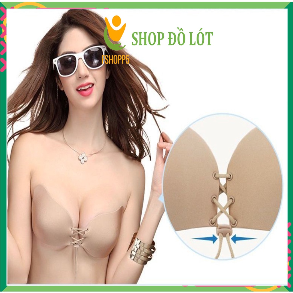 Áo dán ngực Sexy Cánh tiên không dây mặc hở vai lưng Silicon chống tụt AOLOT17