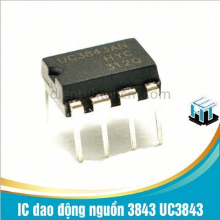 Combo 2 con ic dao động nguồn 3843 uc3843 uc3843an dip-8