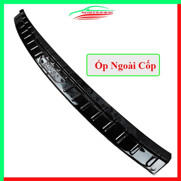 Ốp chống trầy cốp Mazda CX30 2021-2022 vân titan