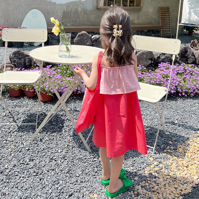 Đầm Công Chúa Không Tay In Hoa Thời Trang Mùa Hè Hàn Quốc Cho Bé Gái Se7en