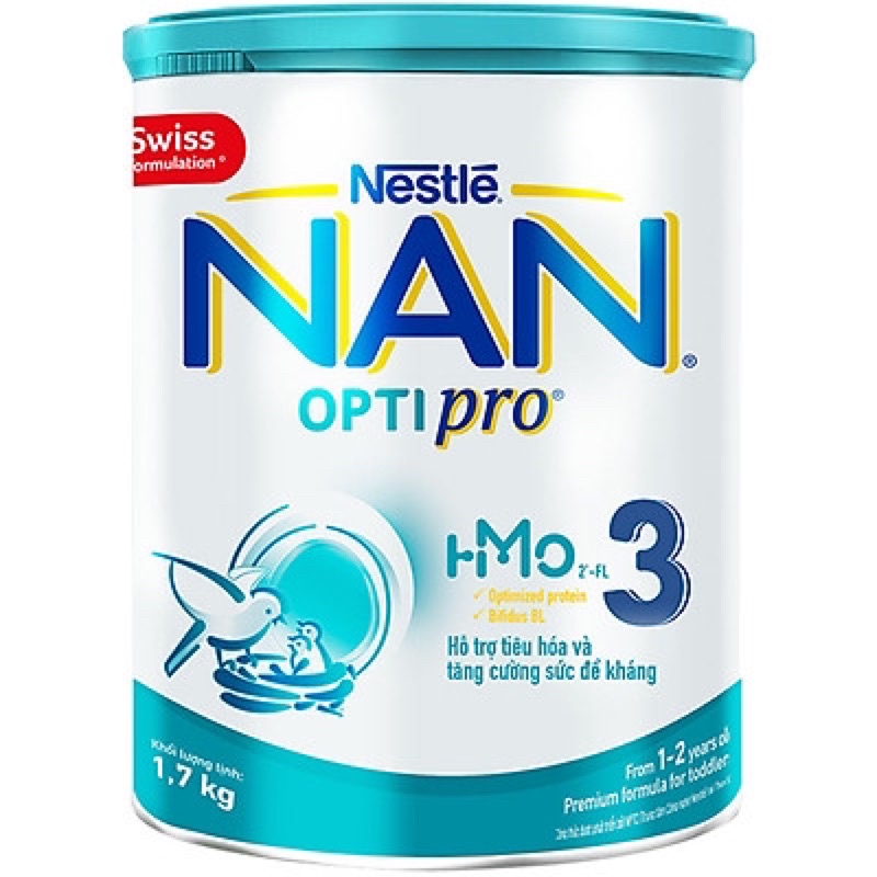 Sữa Bột Nestlé NAN OPTIPRO HM-O 3 1.7kg