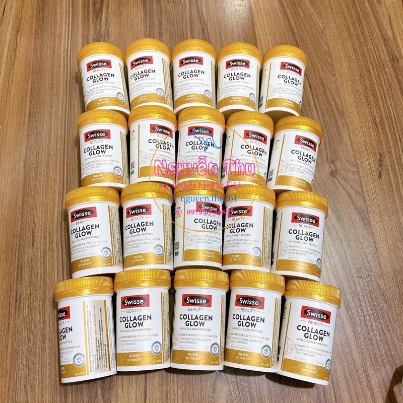 Swisse Beauty Collagen Glow 60 viên - Viên uống đẹp da collagen Glow Swisse | BigBuy360 - bigbuy360.vn