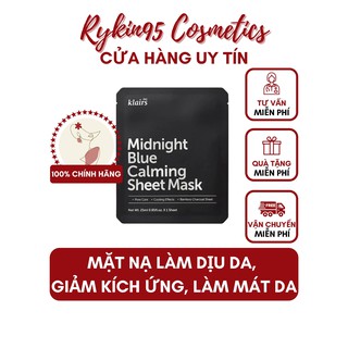 Mặt nạ làm dịu da dear klairs midnight blue calming sheet mask 25ml