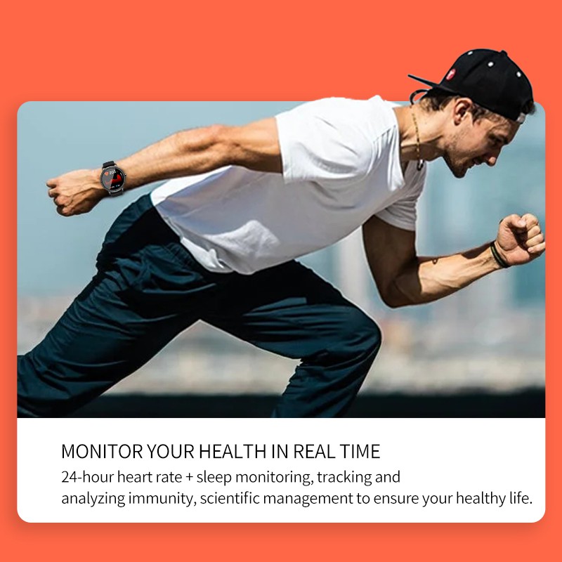 HW21 Smart Watch IP68 Waterproof Heart Rate Blood Oxygen Blood Pressure Sleep Montior Fitness Tracker Smartwatches For IOS Android