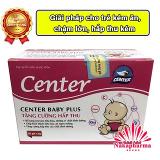 [KÈM QUÀ] CENTER BABY PLUS TĂNG CƯỜNG HẤP THU – DÀNH CHO TRẺ KÉM ĂN, CHẬM LỚN, HẤP THU KÉM, CÒI XƯƠNG VÀ SUY DINH DƯỠNG
