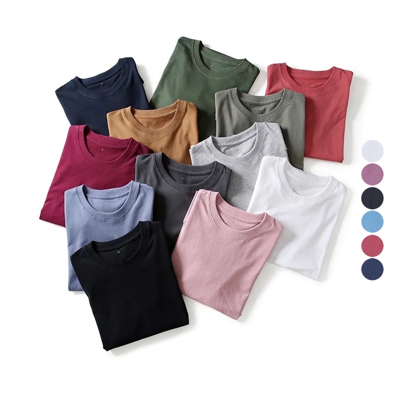 Áo thun nam chất liệu cotton co giãn 4 chiều Alan Store, áo phông nam cổ tròn