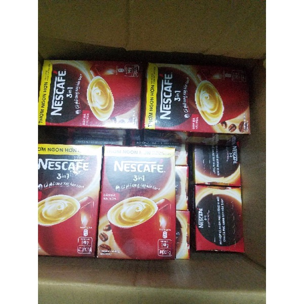 [Mã GROXUAN1 giảm 8% đơn 150K] Cà Phê Rang Xay Hòa Tan Nescafe 3in1 Đậm đà hài hòa hộp 20g x 17g | BigBuy360 - bigbuy360.vn