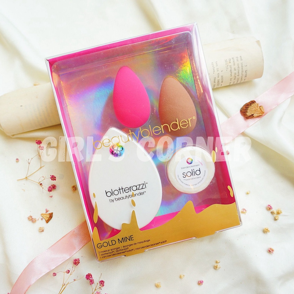 Bộ mút Beauty Blender Gold Mine