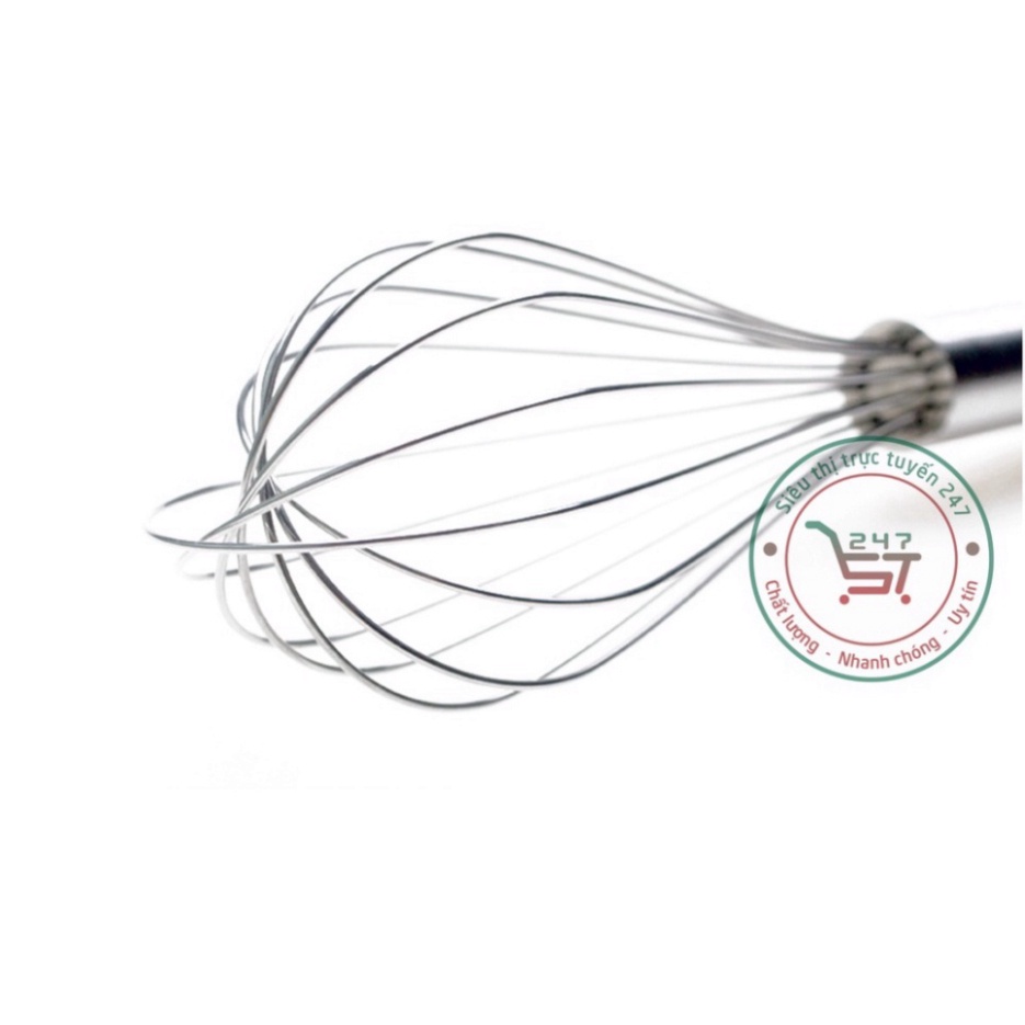 Cây đánh trứng bằng inox 304 với cán inox đẹp là dụng cự nhà bếp tiện dụng cho chị em phụ nữ