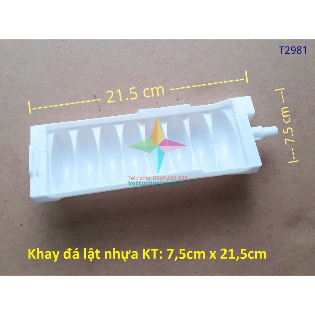 Vỉ khay đá lật tủ lạnh