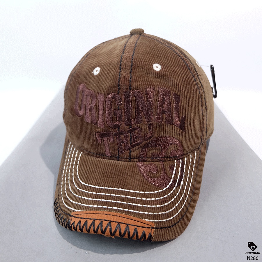 Nón kết ông địa nhung kẻ sọc logo Original TRBJ số 56 lớn N286.  Hàng VNXK bản cao cấp FreeSize Unis