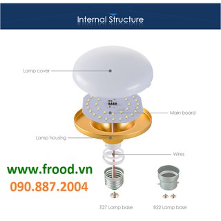 Bóng đèn LED UFO Gold 24W