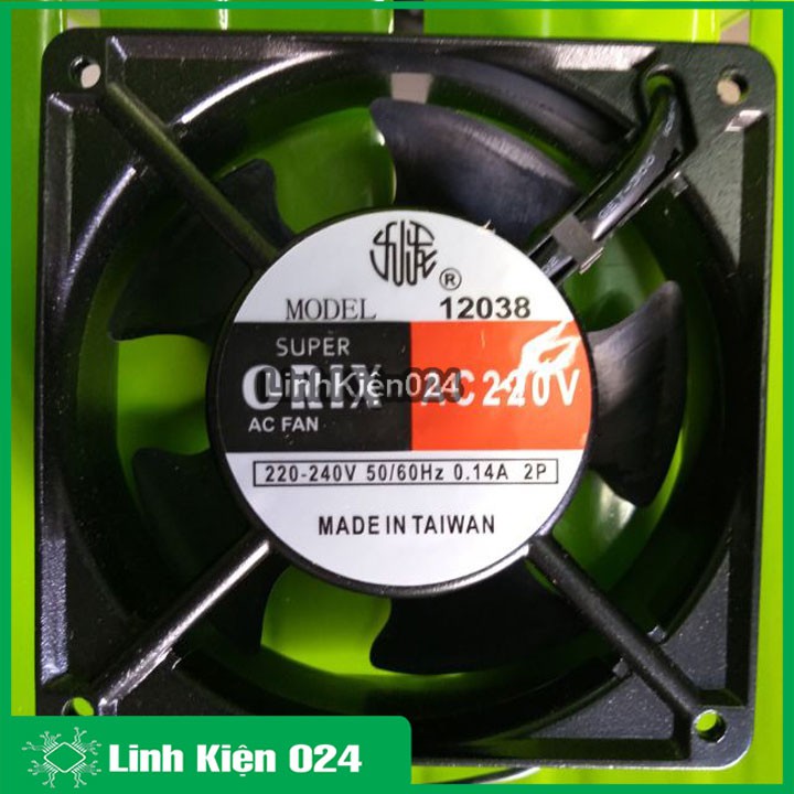 Quạt Tản Nhiệt ORIX 220VAC 12x12 Cao Cấp (BH : 1 tháng)