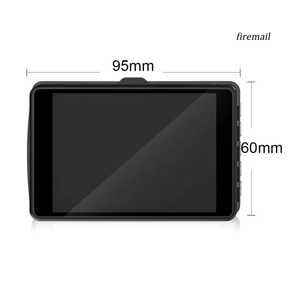 Camera Hành Trình Xe Hơi Ống Kính Kép 3.5 Inch Hd Hỗ Trợ Quay Ban Đêm