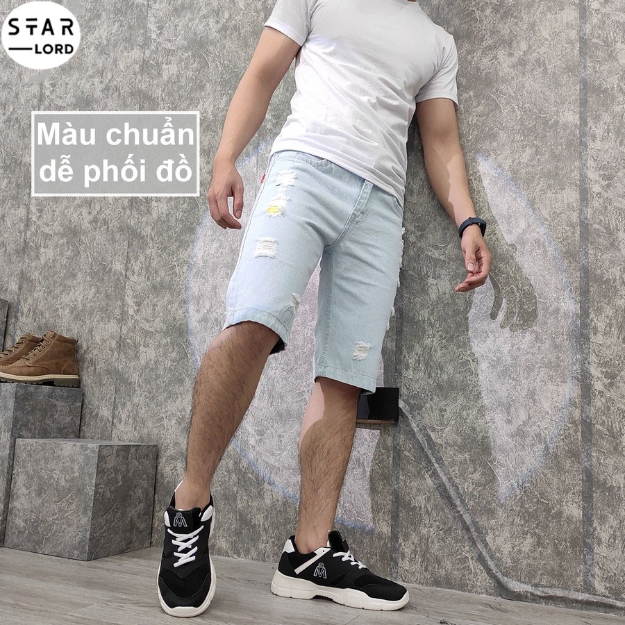Quần short nam vải jean dày đẹp chuẩn form dáng SL32 StarLord