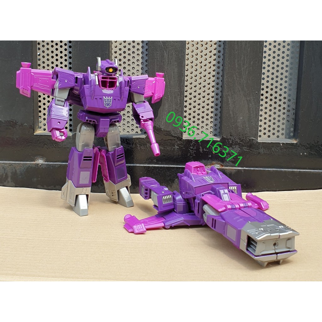 Robot biến hình Transformers Hasbro - Cyber Battalion SHOCKWAVE màu tím
