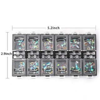 Hạt pha lê 3D lấp lánh đính móng nghệ thuật