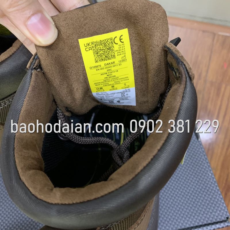 Giày Bảo Hộ Safety Jogger Dakar S3 Cao Cổ Chống Đinh